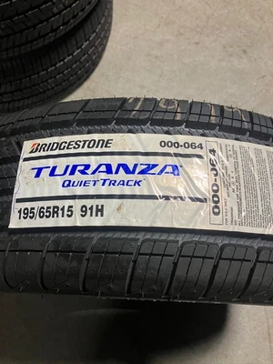 4 neumáticos nuevos 195 65 15 Bridgestone Turanza Quiet Track Grand Touring para todas las estaciones Foto 1 de 4