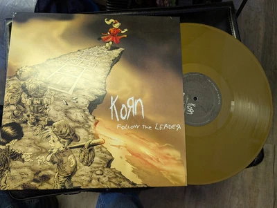 Korn ‎– Follow The Leader 2 × Vinyl, LP, Album, Limited Edition, Gold 1907586585 - Image 1 of 2
