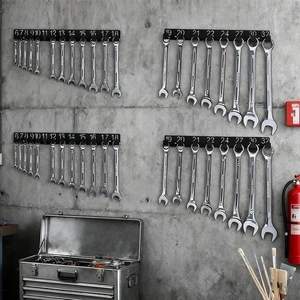 Wall Mount Wrench Organizer Rack Portable Tool Organizer Hanging Hooks - Picture 1 of 11