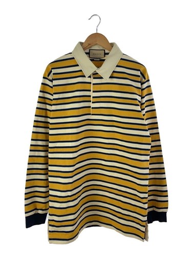 Polo Gucci cotone multicolore a righe 758531