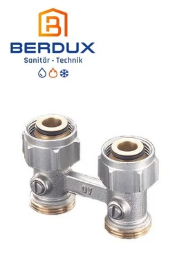 Oventrop Hahnblock Durchgang 3/4" Anschlusslock / Heizung / Ventil / Thermostat