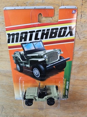 MATCHBOX JEEP WILLYS, verde; serie Jungle Explorers 96/100 2011 Foto 1 de 4