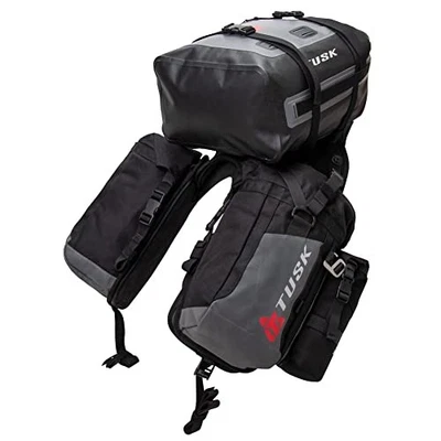 TUSK Excursion Rackless Luggage System w/Small Dry Duffel & Bottle Holders KTM Foto 1 de 4