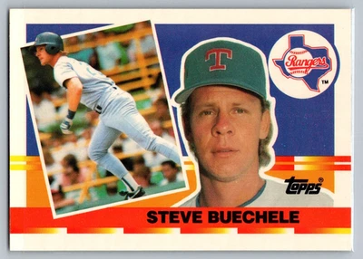 1990 TOPPS BIG CARD # 63 Steven Bernard Buechele - Texas Rangers - Image 1 of 2