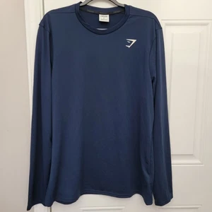 Gymshark Long Sleeve Men's Lightweight Quick Dry T Shirt Size XL - Picture 1 of 9