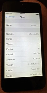 Apple iPhone 5 16 GB Black (Sprint) A1429 Fast Ship Very Good Used 8.4.1 IOS - Picture 1 of 4