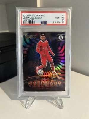 2024-25 Panini Select PL - Mohamed Salah - Liverpool Visionary Case Hit PSA 10 - Image 1 of 2