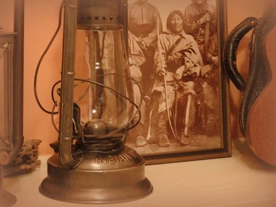 1930's FRŐHLICH & WOLTER (FROWO) Nr. 340 'INDIAN' KEROSENE LANTERN*CANADA IMPORT - Image 1 of 4