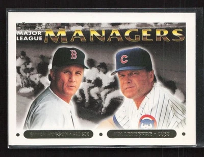 1993 Topps #502 Butch Hobson / Jim Lefebvre MGR Gold (A1) - Image 1 of 2