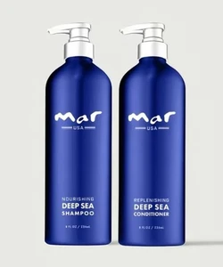 Mar Deep Sea Duo - Certified Clean Beauty Shampoo & Conditioner Bundle 8oz - Picture 1 of 7