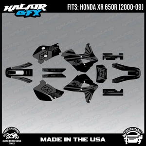 Graphics Kit for Honda XR650R (2000-2009) XR 650R FH Series - Smoke - Picture 1 of 4