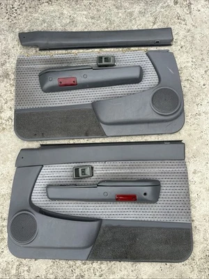 Juego de paneles de puerta delantera Toyota Tacoma 1995-2004 ventanas eléctricas azul/gris OEM 4x4 Foto 1 de 4