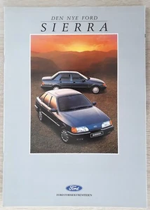 Ford Sierra Range Brochure 1987 - C  CLX  Ghia  S  XR 4x4  Hatchback  Sapphire - Picture 1 of 8