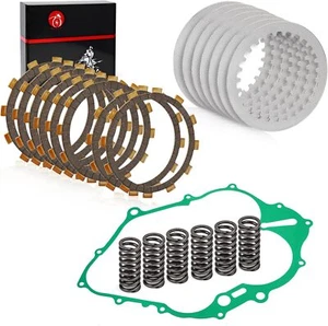 Clutch Friction Plates Kit & Gasket for Yamaha YFM660R Raptor 660 2001 2002-2005 - Picture 1 of 12