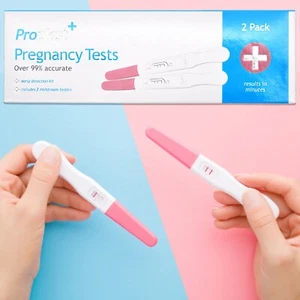 2 PACK EARLY DETECTION PREGNANCY TESTS Midstream Tester Stick Kit >99% ACCURATE - Picture 1 of 6