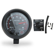 For 3.75'' Universal Car Tachometer Tacho Gauge Meter LED Shift Light 0-8000 RPM