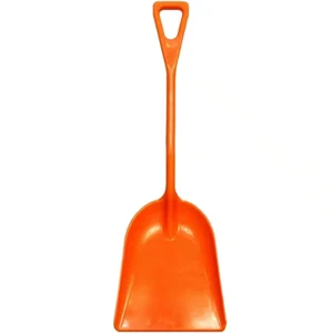 43 In. Plastic Snow Shovel with Inches Long Plastic Handle Durable Multi-Purpose - Picture 1 of 7