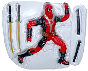 Marvel Legends DEADPOOL 6" Figure Gold Sword XMEN Corps Riders Scooter Exclusive - Picture 1 of 10