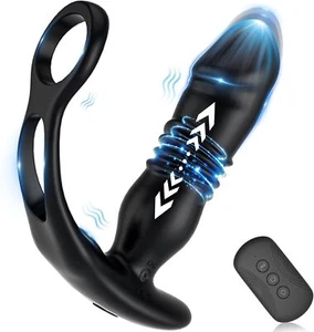 Anal Prostata Massagegerät Vibrator Dildo Stoßfunktion Sexspielzeug für Männer💕 - Bild 1 von 24