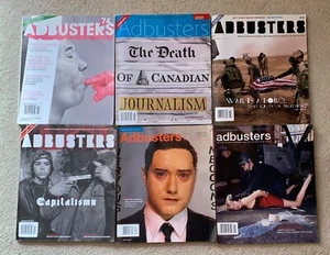 ADBUSTERS magazine volume 15 #s 1-6 full year 2007 - Picture 1 of 2
