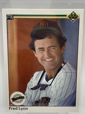 Tarjeta de béisbol 1990 Upper Deck Fred Lynn #771 como nueva envío gratuito Foto 1 de 3