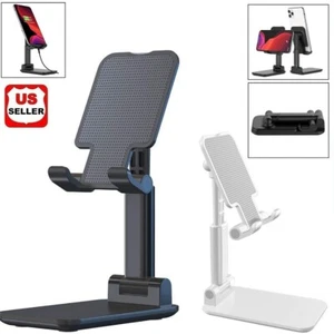 Adjustable Cell Phone Tablet Desktop Stand Desk Holder Mount Cradle iphone ipad - Picture 1 of 9