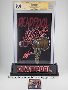Deadpool #45 Run The Jewels 2023 Mexican Foil CGC 9.4 signed By Rob Liefeld