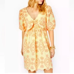 LILLY PULITZER SARAFINA EYELET BABYDOLL DRESS - Picture 1 of 12