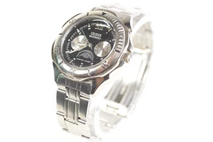 Guess Moon Phase Multi-Dial Dive Watch Stainless Steel Guess Waterpro Wristwatch - Picture 1 of 9
