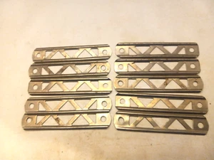 Gilbert Erector Part A: 2 1/2" Nickel Plated Straight Girders: 10 A - Picture 1 of 1