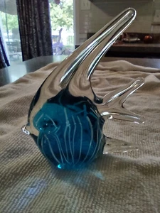 Glas Fisch Briefbeschwerer. - Bild 1 von 4