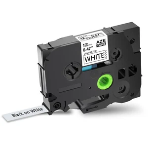 Compatible with Brother TZ-231 TZe231 Black on White Label Tape1/2" 1830C - Picture 1 of 12