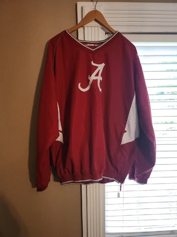 Colosseum Athletics Alabama Crimson Tide Side Zip Pullover Size 3XL Cover
