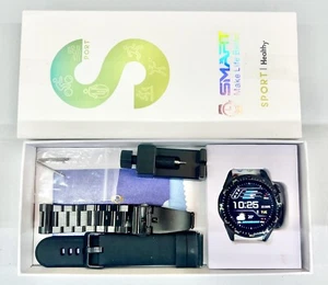 Smart Watch 10s Android ASD-S16-A-US-LVQ Heart Rate Calorie Step Count Oxygen CH - Picture 1 of 8