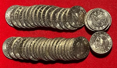 #S75 México 50 monedas de bolsa como nueva - 50 centavos 1982 Cuauhtémoc UNC Foto 1 de 4