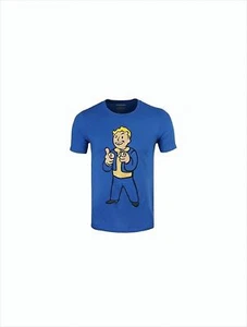 Fallout 4 T-Shirt -S- Boy Shooting Fingers, blau Neu & OVP - Bild 1 von 1