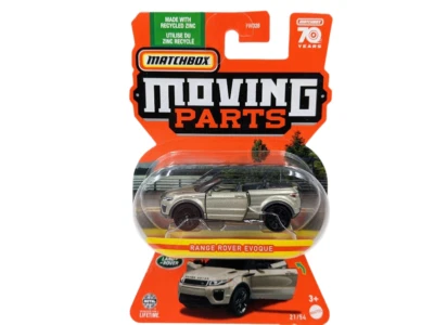 Piezas móviles Matchbox Range Rover Evoque 1:64 metal diecast coche modelo juguete Foto 1 de 3