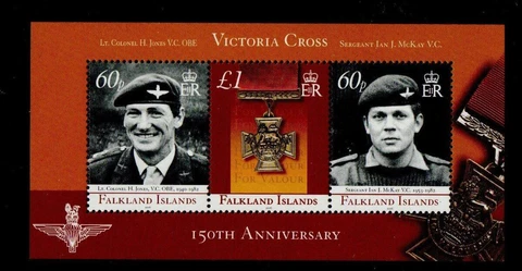 FALKLAND ISLANDS 2006 SGMS1056 150TH ANNIVERSARY OF THE VICTORIA CROSS M/S MNH Cover