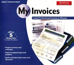 My Software Invoices MySoftware - Prepare in 3 Easy Steps PC Software Sealed New - Picture 1 of 3