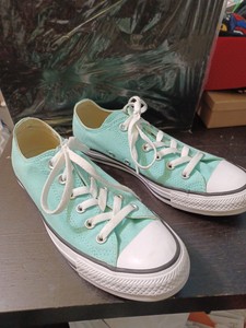 high top converse mint green