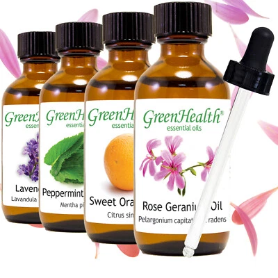 GreenHealth Most Popular 2 fl oz Essential Oils with Glass Dropper - 10+ Options - Image 1 of 2