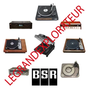 Ultimate BSR Audio Turntable Operation Repair & Service manual 70 PDF on DVD - Foto 1 di 7