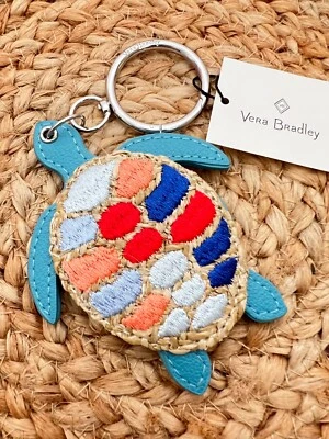 Vera Bradley Turtle Mirror Bag Charm Embroidery - Image 1 of 4