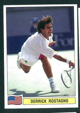 Derrick Rostagno (USA) Tennis 1992! Edizioni Panini MINT n.133! Rookie!