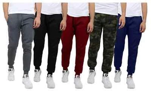 Men's Heavyweight Fleece Jogger Pocket Sweatpants ( Sizes, S-6XL ) NEW WITH TAGS - Picture 1 of 15