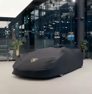 ⭐⭐⭐⭐⭐ Lamborghini Huracan Car Cover, Huracan indoor Car Cover Black Cover - Bild 1 von 4