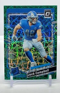 2023 Donruss #330 Jack Campbell Optic Rated Rookie Preview Green Velocity Prizm - Picture 1 of 2
