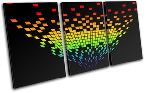 Digital Levels Music DJ Club TREBLE CANVAS WALL ART Picture Print VA - Picture 1 of 1