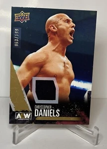 2021 UPPER DECK AEW FIRST EDITION GOLD WORN SHIRT RELIC /199 CHRISTOPHER DANIELS - Picture 1 of 1