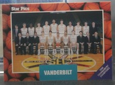 Vanderbilt Commodores (NIT Champions) - 1990 Star Pics Draft Picks #20